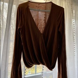 Size small American Eagle cross front top